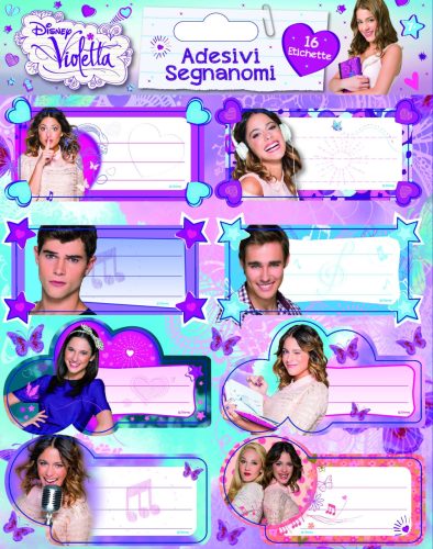Disney Violetta füzetcímke