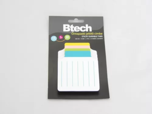 Btech Öntapadó címke színes széllel
