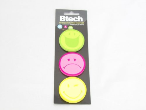 Btech öntapadó jegyzettömb SMILE