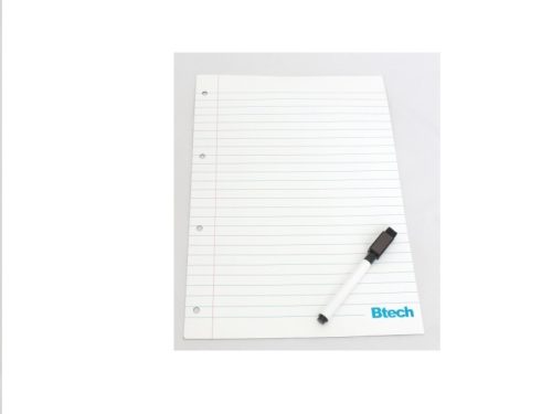 Btech mágneses jegyzettábla filccel