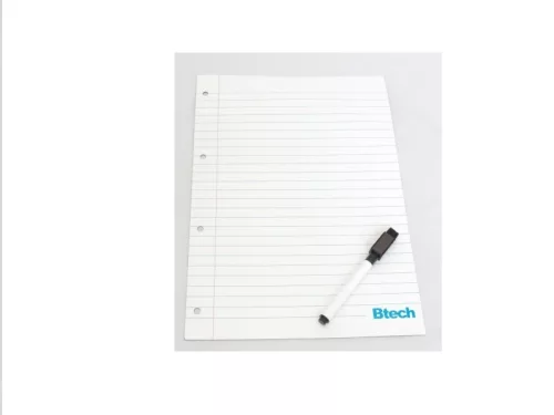 Btech mágneses jegyzettábla filccel