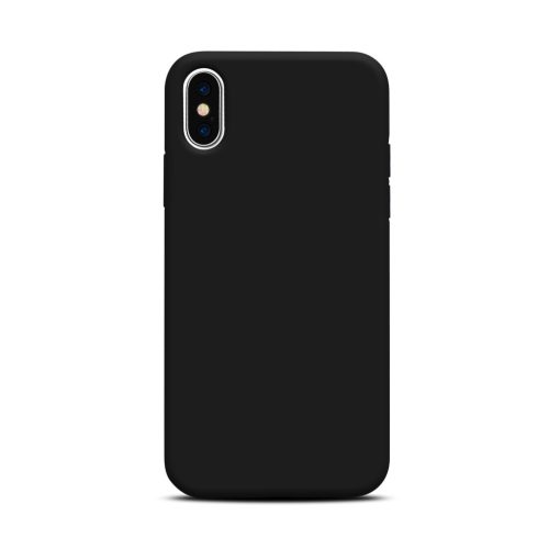 IPhone X FEKETE SZILIKON TOK