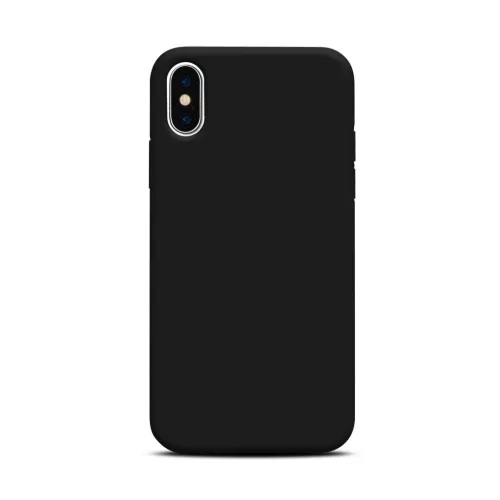 IPhone X FEKETE SZILIKON TOK