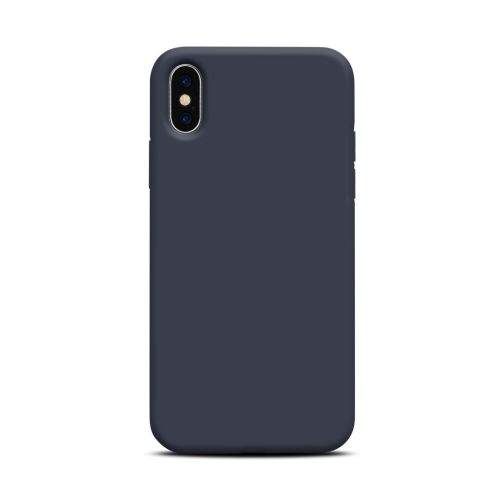 IPhone X SÖTÉTKÉK SZILIKON TOK
