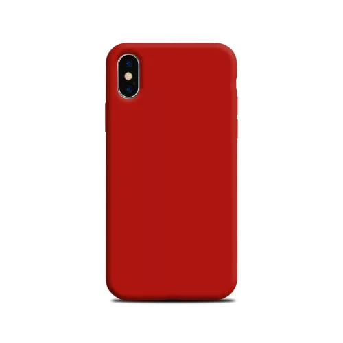 IPhone X PIROS SZILIKON TOK