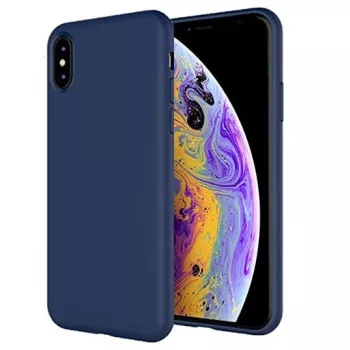 IPhone XS SÖTÉTKÉK szilikon telefontok