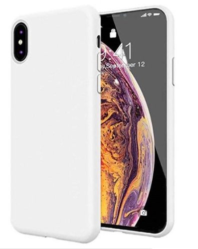 IPhone XS MAX FEHÉR szilikon telefontok