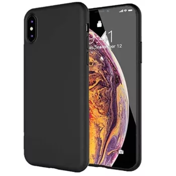 IPhone XS MAX FEKETE szilikon telefontok