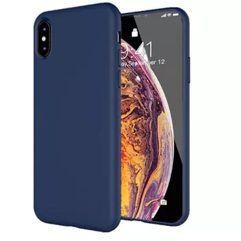 IPhone XS MAX SÖTÉTKÉK szilikon telefontok