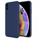 iPhone XR SÖTÉTKÉK szilikon telefontok