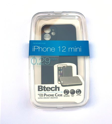 iPhone 12 Mini fekete ultravékony telefontok