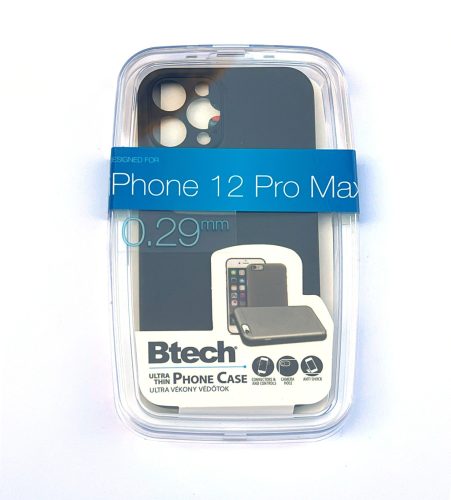 iPhone 12 Pro Max fekete ultravékony telefontok