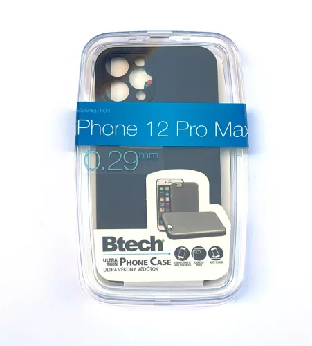 iPhone 12 Pro Max fekete ultravékony telefontok