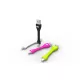 Btech BTU-5030 USB kábel, pink