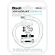 Btech Micro USB Textil Karkötő Fehér