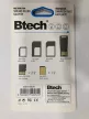 Btech BSH-8020 SIM kártya tartó és adapter, kék