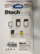 Btech BSH-8040 SIM kártya tartó és adapter, sárga