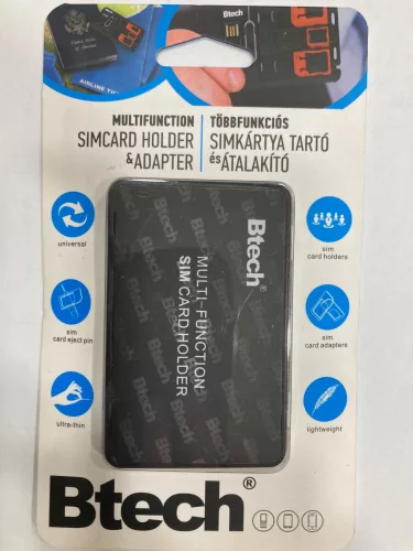Btech BSH-8080 SIM kártya tartó és adapter