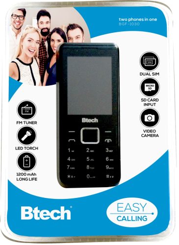 Btech nyomógombos mobiltelefon BGF-1030