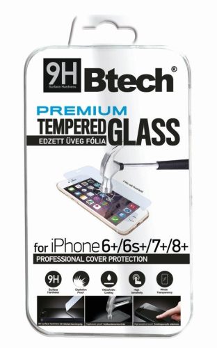iPhone 6+/6S+/7+/8+ kijelzővédő fólia