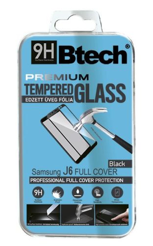 Samsung Galaxy J6 Black kijelzővédő üvegfólia