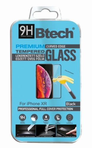 iPhone XR lekerekített Védőfólia