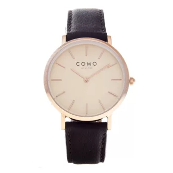 Como Milano Trendsetters női rosegold számlapos fekete színű karóra