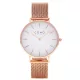Como Milano Trendsetters női fehér számlapos rosegold színű karóra