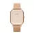 Como Milano Square női rosegold számlapos rosegold színű karóra