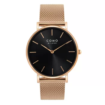 Como Milano Urban Legend férfi fekete számlapos rosegold színű karóra