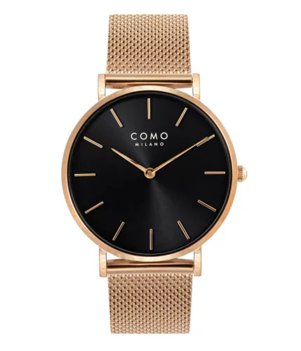 Como Milano Urban Legend férfi fekete számlapos rosegold színű karóra