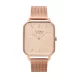 Como Milano Square női rosegold számlapos rosegold színű karóra