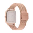 Como Milano Square női csillámos ezüst számlapos rosegold színű karóra