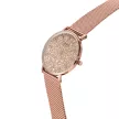 Como Milano Trendsetters női csillámos rosegold számlapos rosegold színű karóra