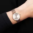 Como Milano Trendsetters női ezüst számlapos rosegold színű karóra