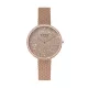 Como Milano Trendsetters női csillámos rosegold számlapos rosegold színű karóra