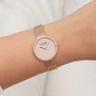 Como Milano Trendsetters női csillámos rosegold számlapos rosegold színű karóra