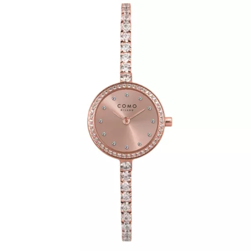 Como Milano Starlight női ezüst számlapos rosegold színű karóra