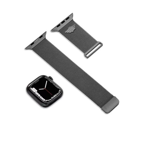 Police Mesh szürke színű Apple Watch szíj 20 mm