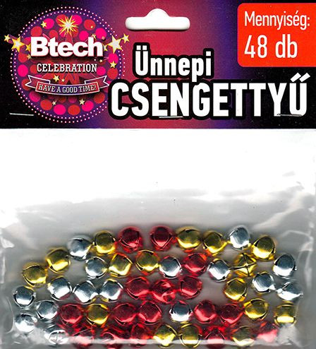 Btech dekorációs csengettyű 48 db