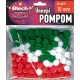 Btech akril pompom 100 db 1cm