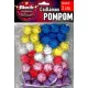 Btech csillámos pompom 50 db 2 cm