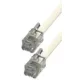 Btech 6P/4C T5-10/wh-10 méteres fehér telefon csatlakozókábel